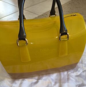 Furla Lemon Drop Yellow Candy Bag